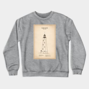 Sandy Hook Lighthouse - New Jersey - SD Crewneck Sweatshirt